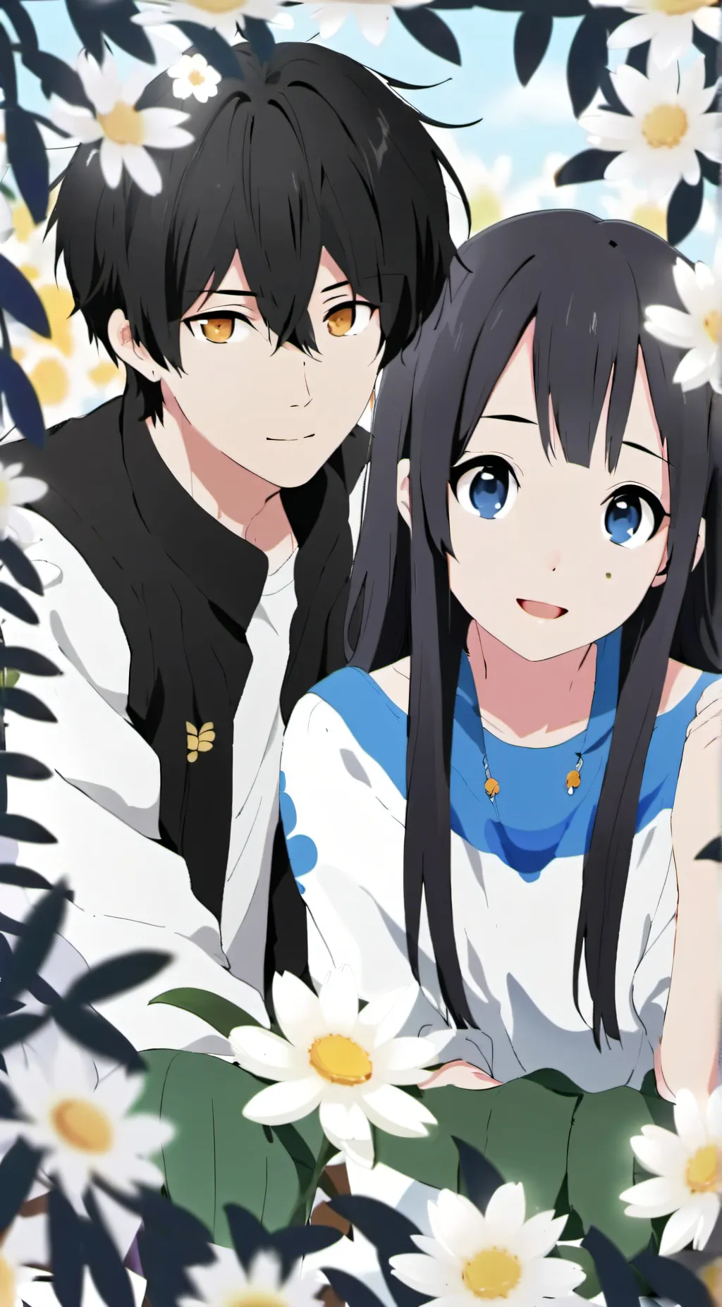 ai character: ~{cleo and mina}~ background