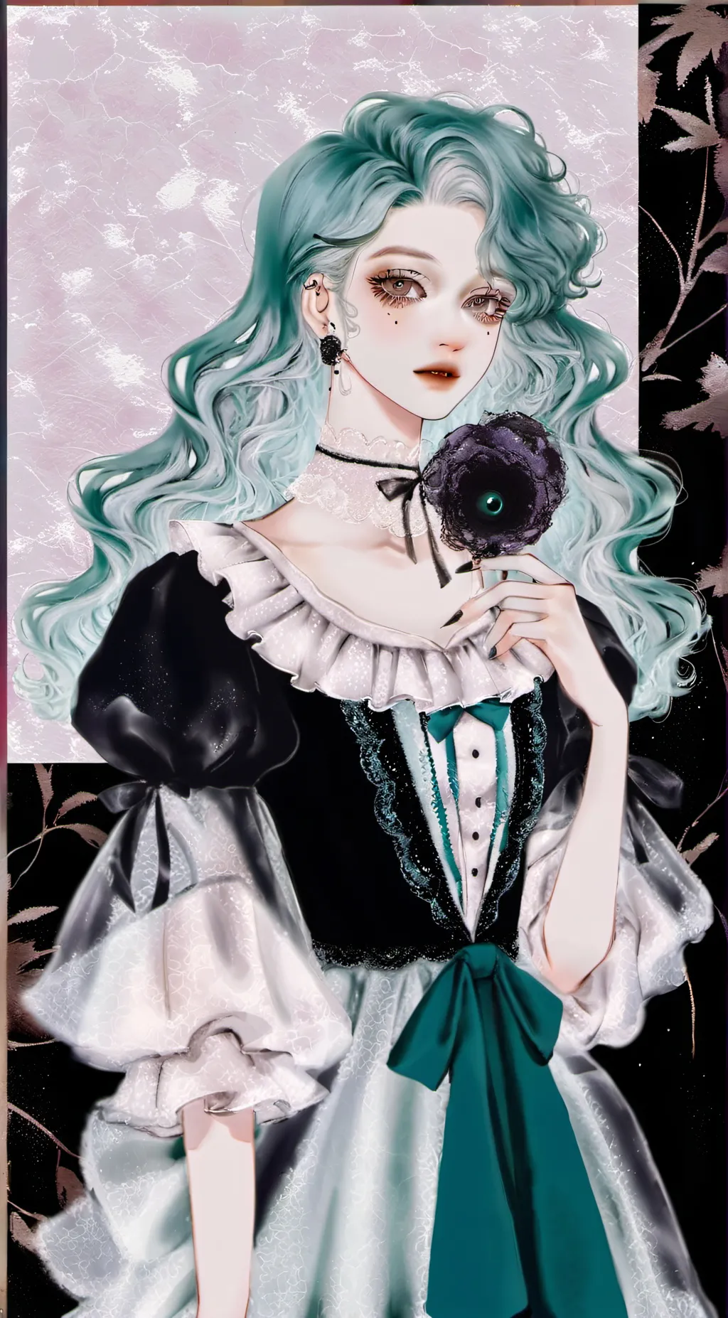 ai character: marine background