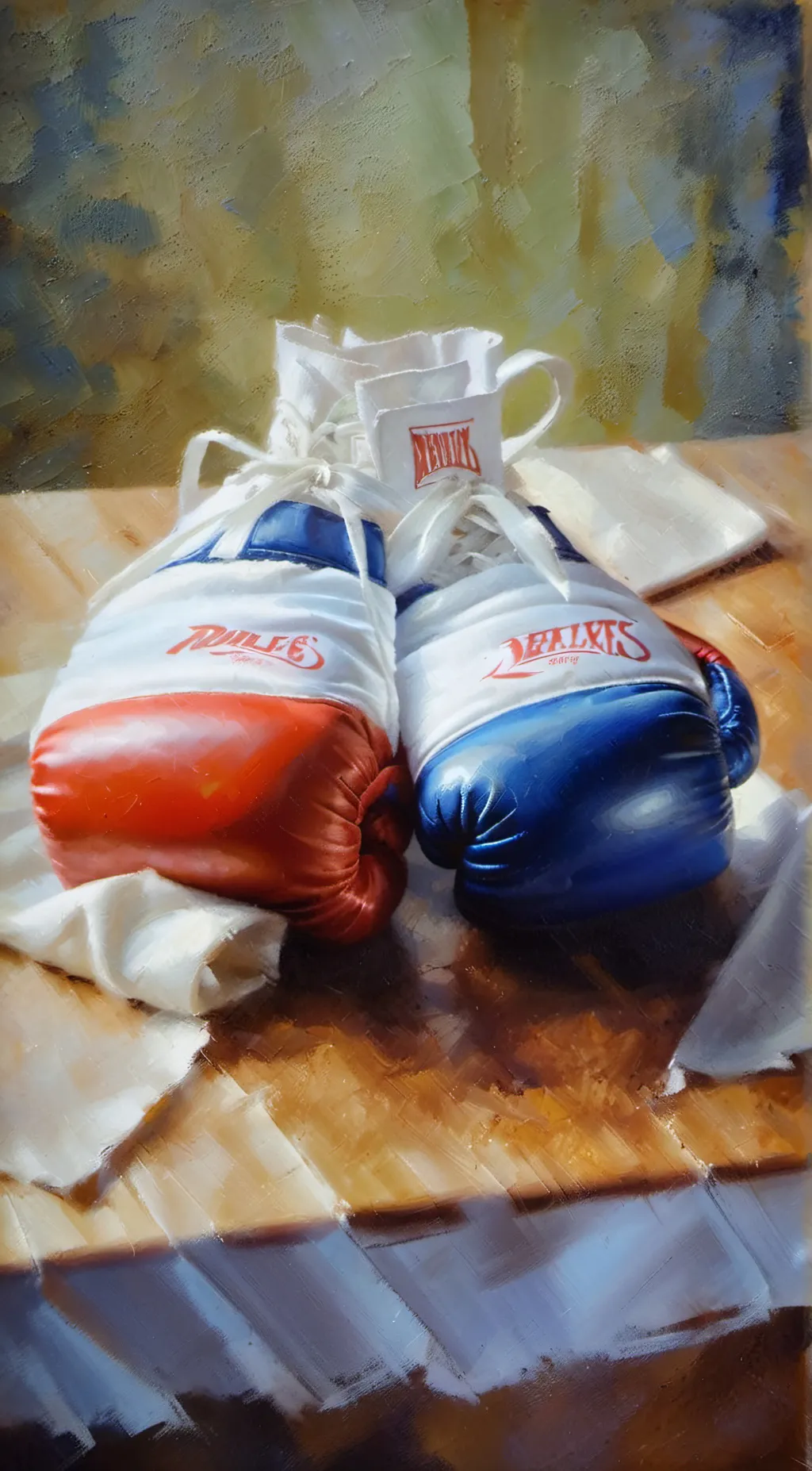 ai character: Boxing background