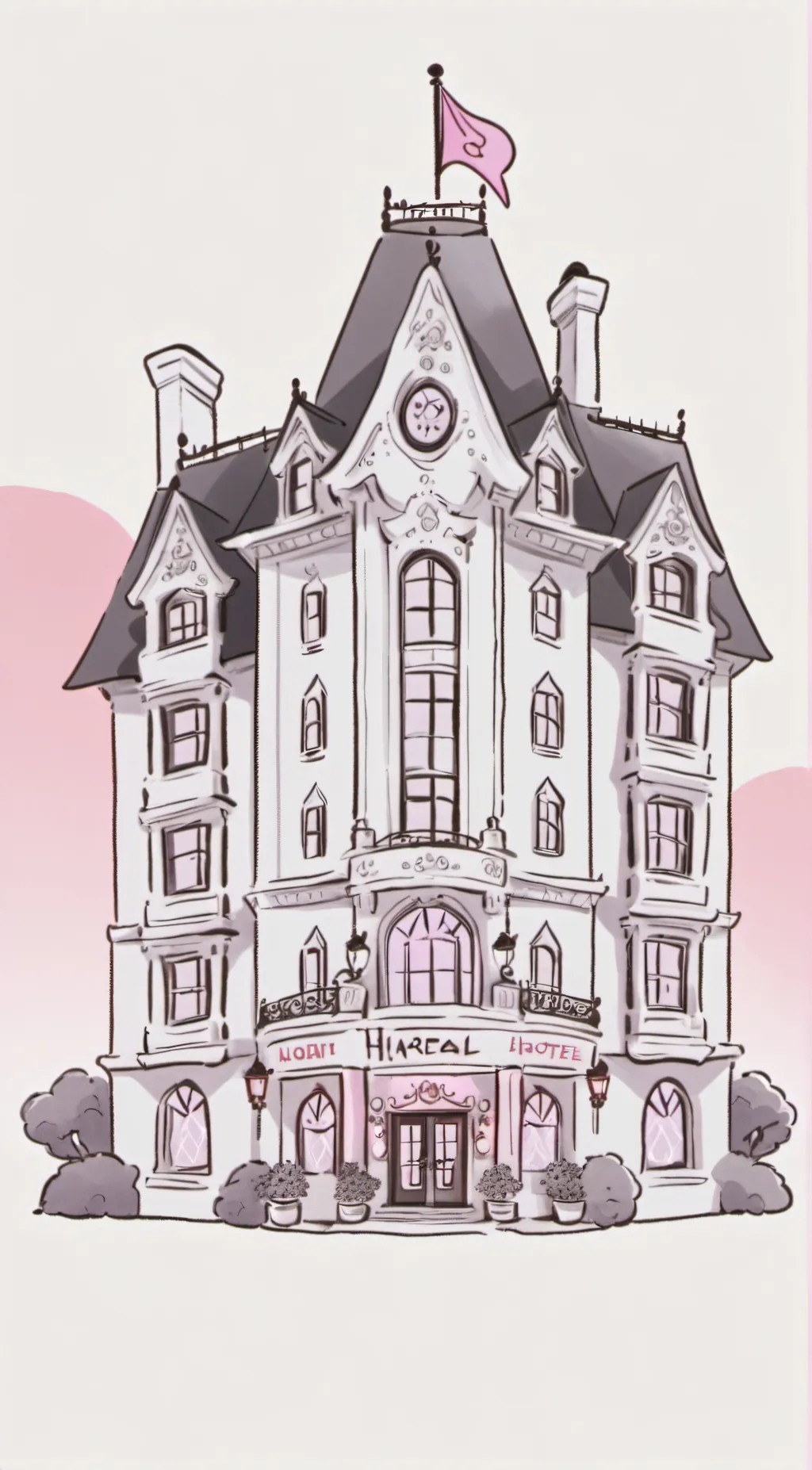 ai character: hazbin hotel  background