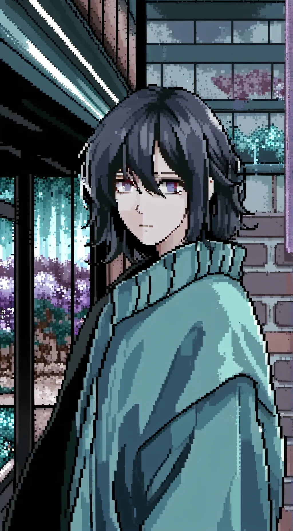 ai character: Miya sako background