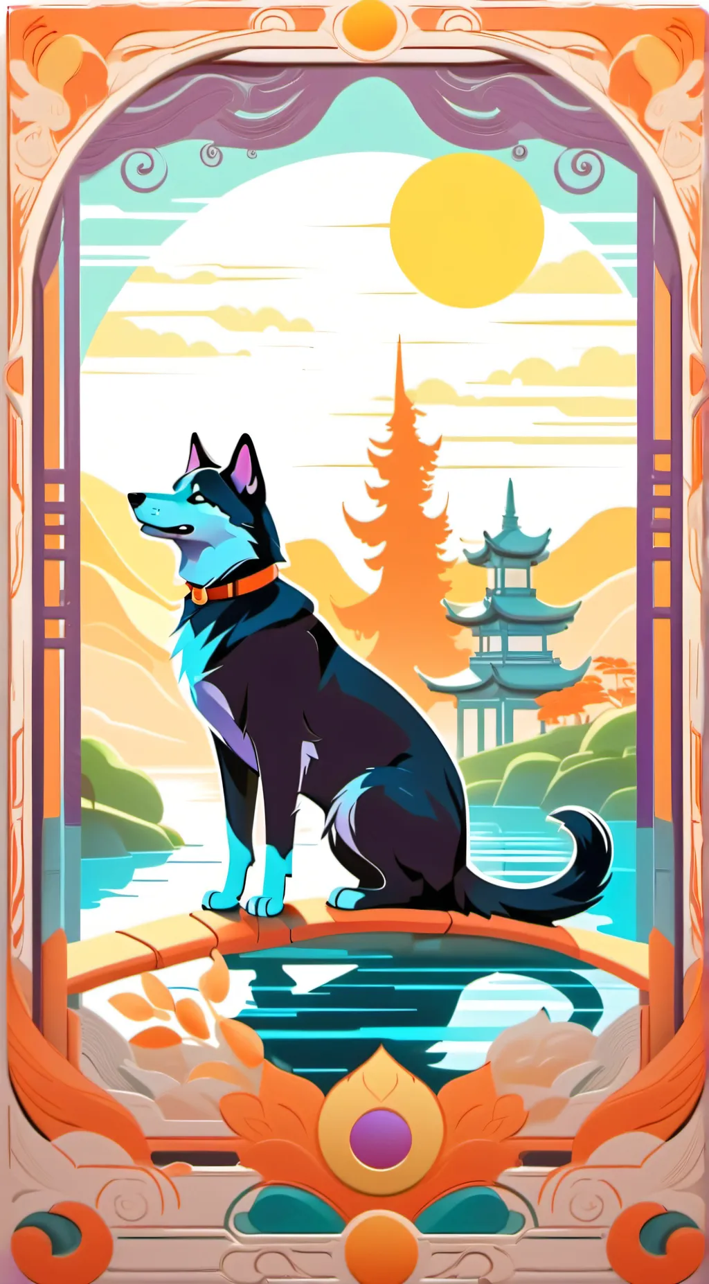 ai character: Dogday And Catnap background