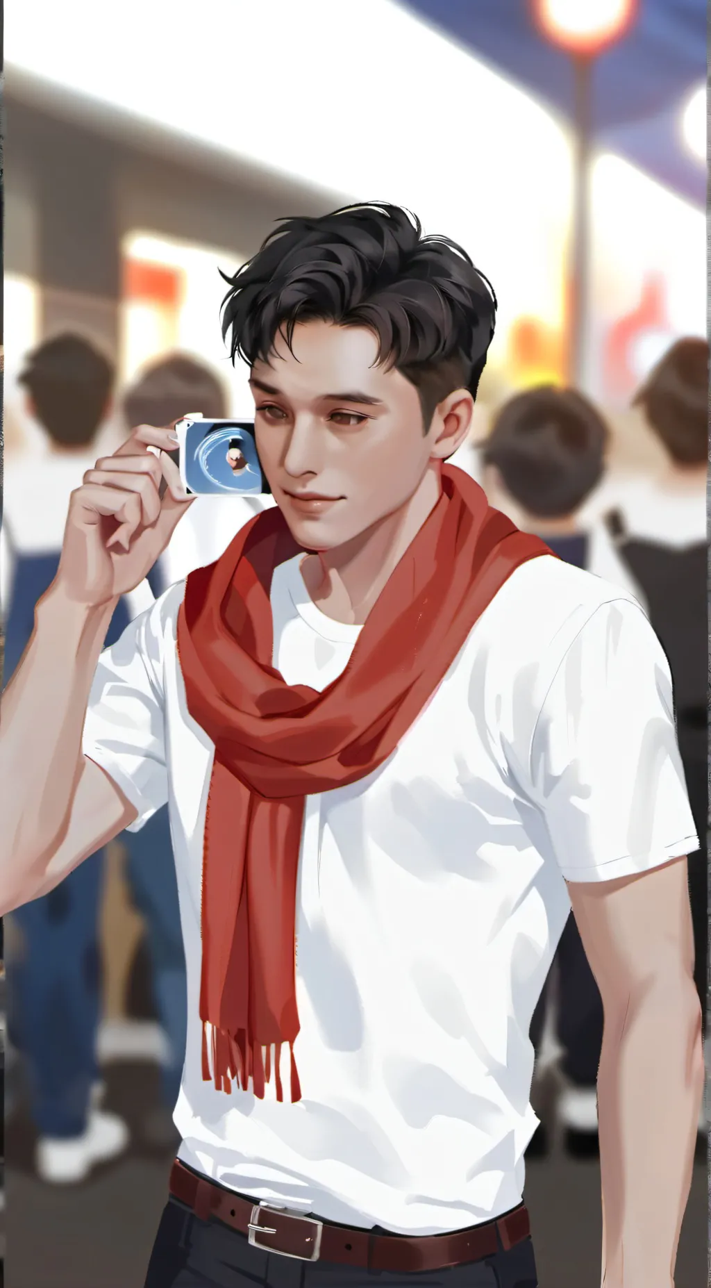 ai character: brain background