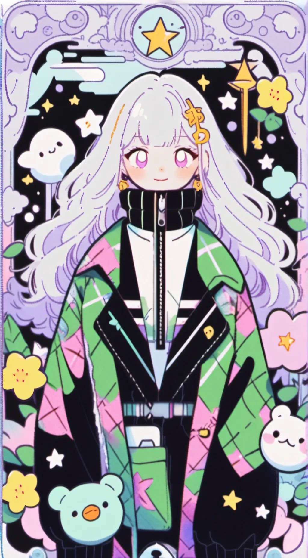 ai character: Ariana  background