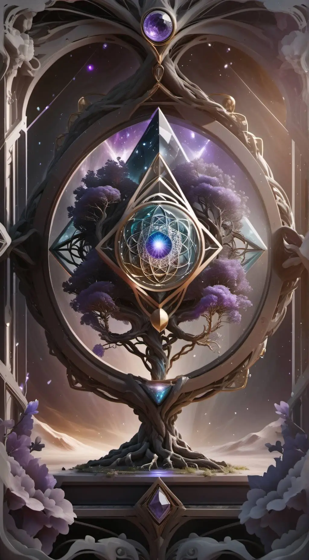 ai character: One background