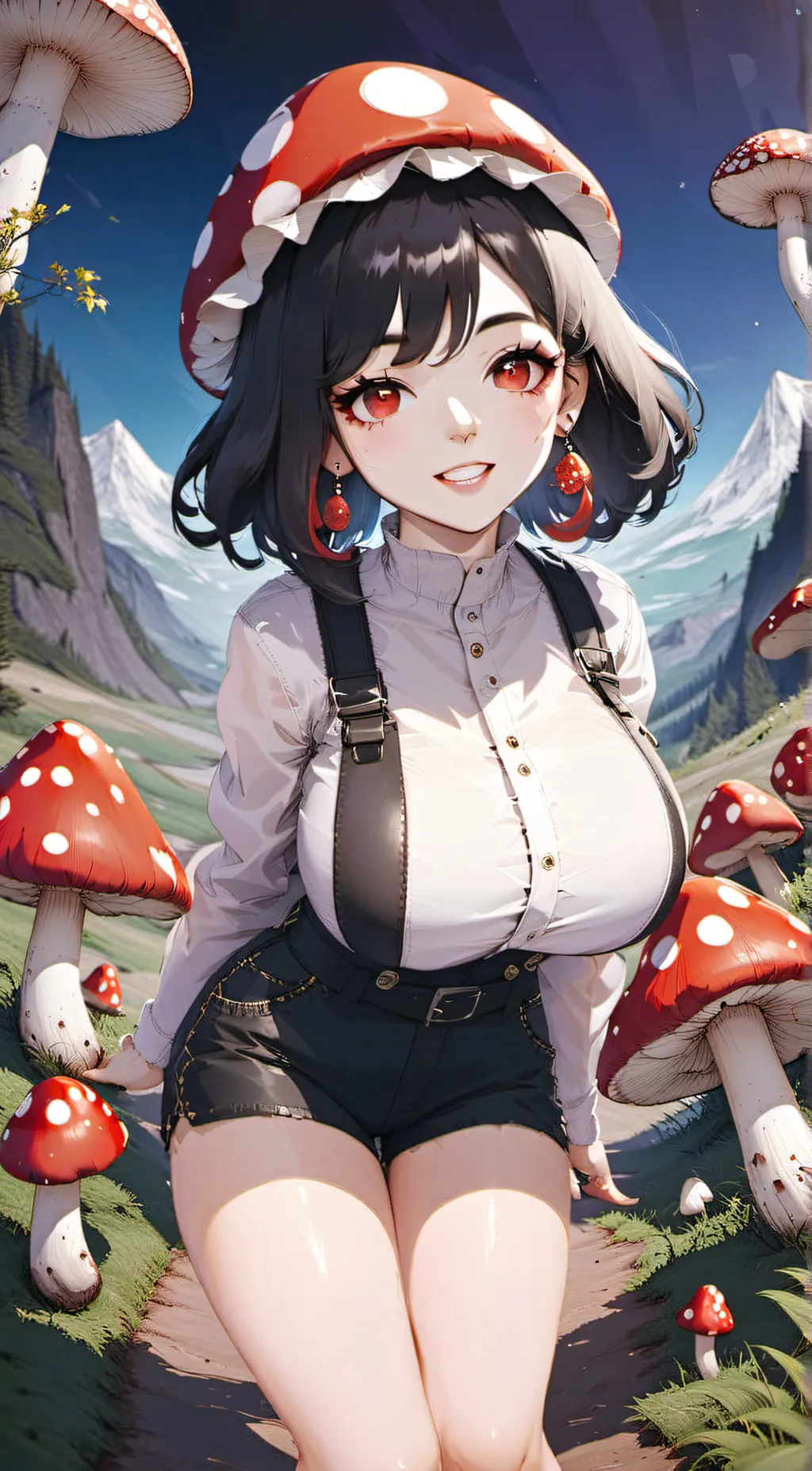 ai character: Mushy background