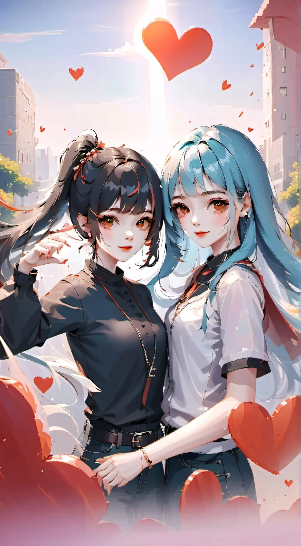 ai character: %Amelia and vani~ background