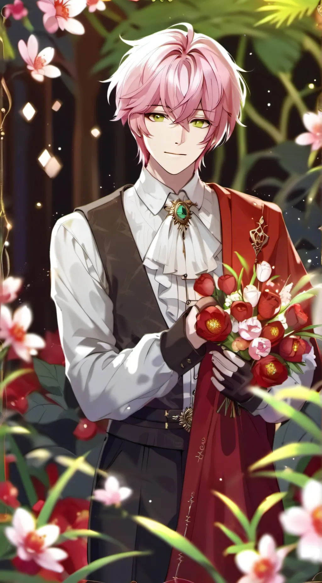 ai character: hisaku Haruno hyug background