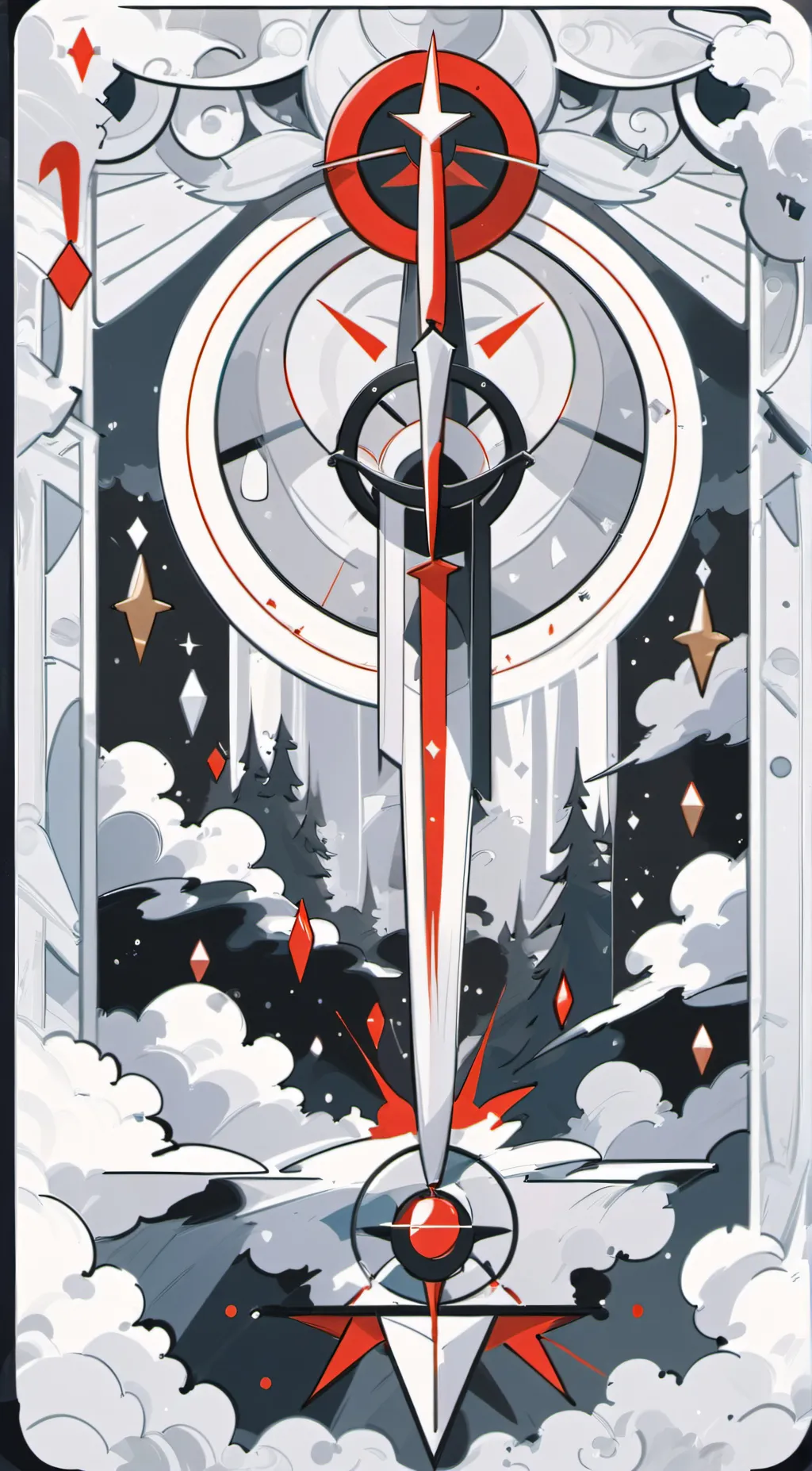 ai character: Teardrop background