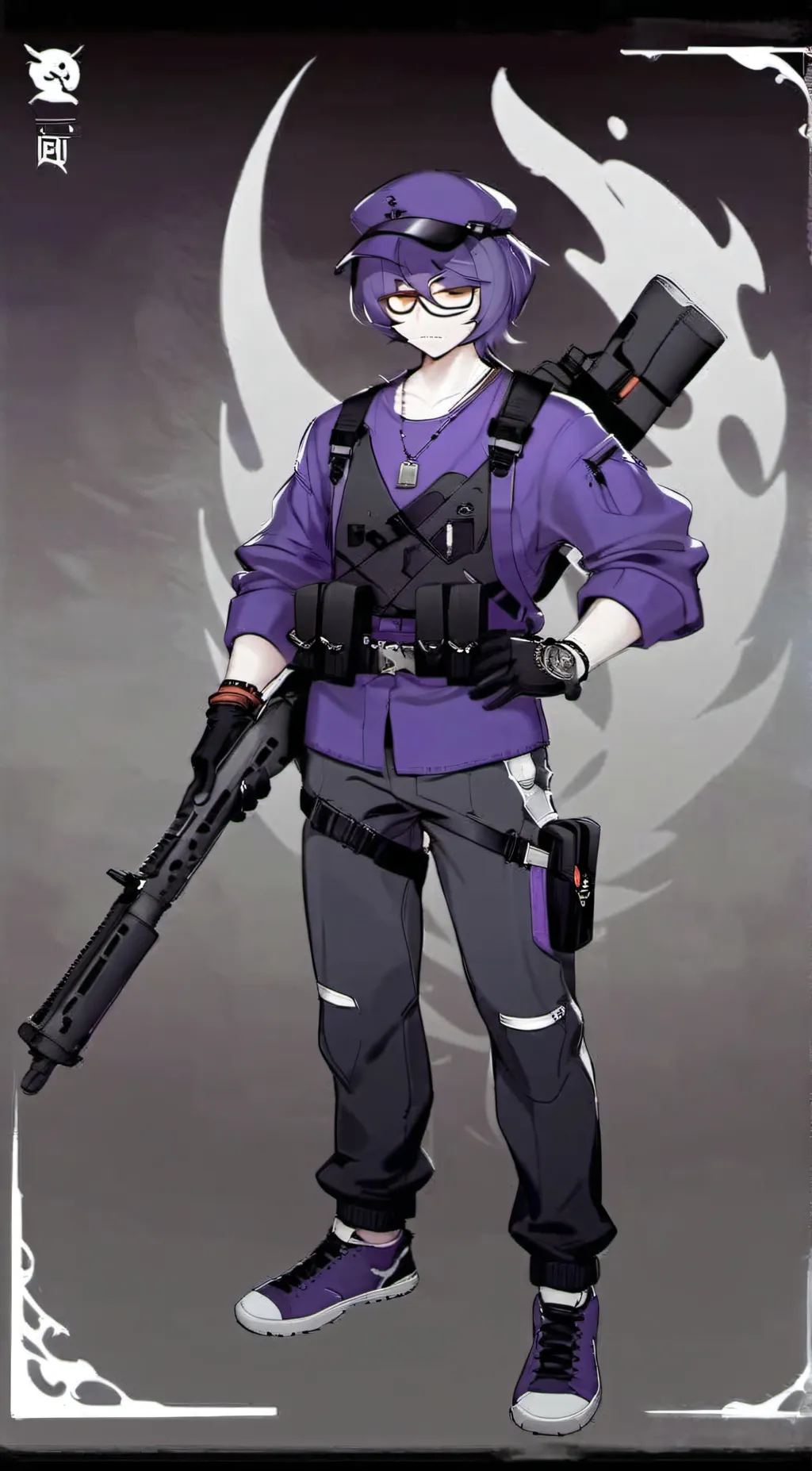 ai character: Uzi doorman gender background