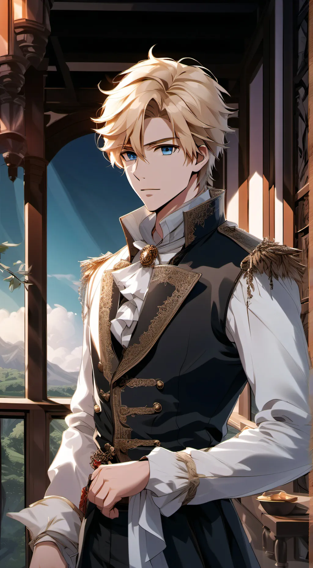 ai character: Dane Henstone  background