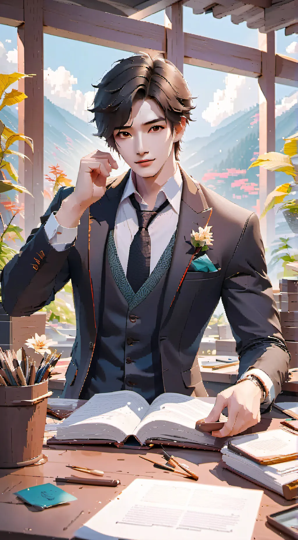 ai character: ZACK ✨ background