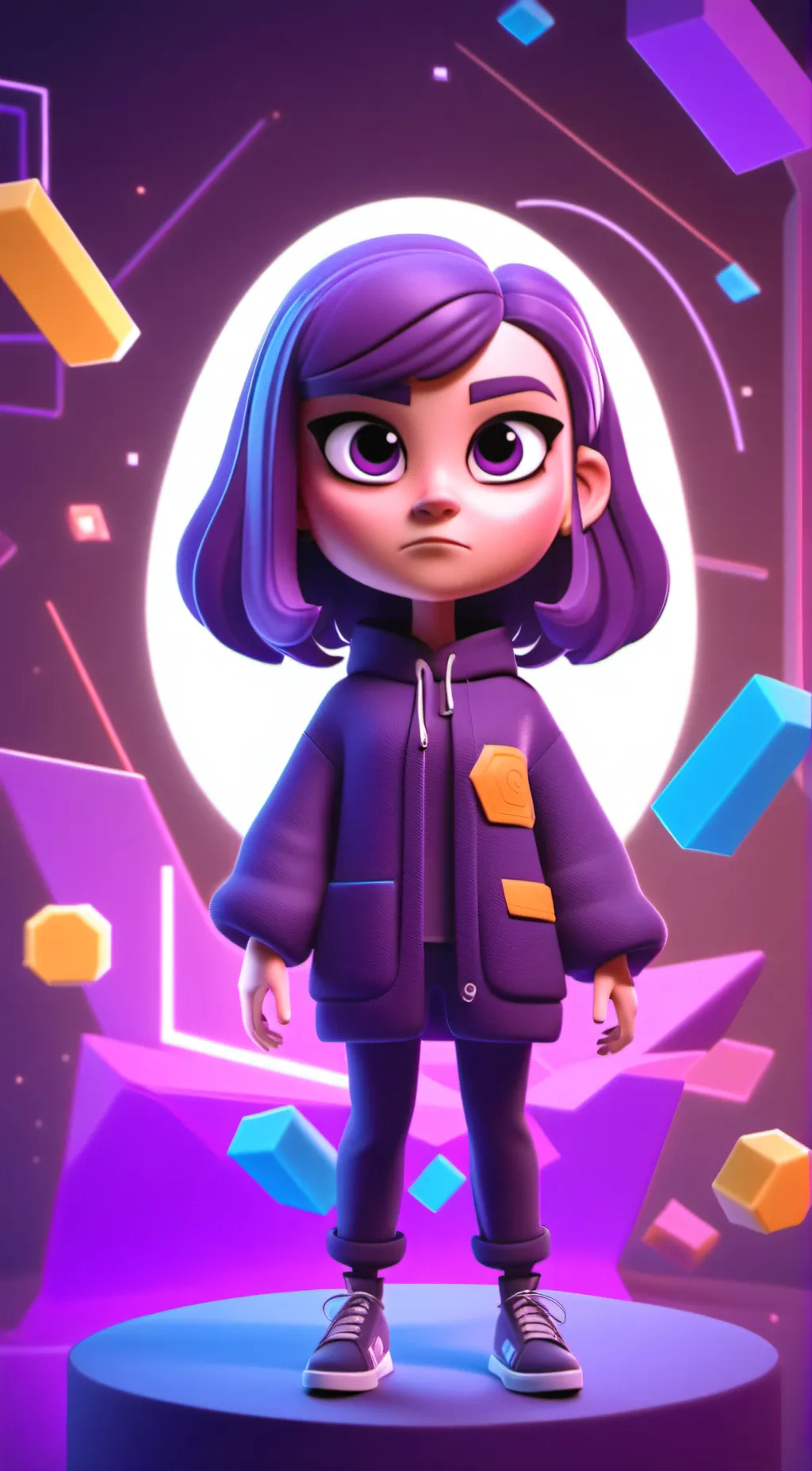 ai character: Lily background