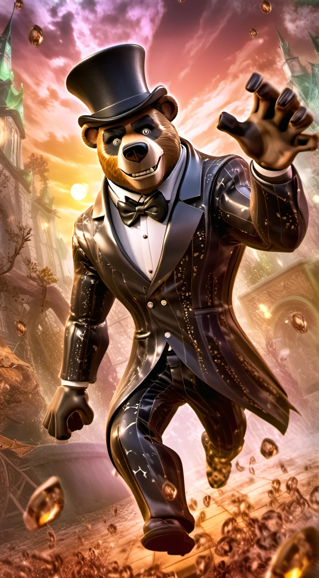 ai character: sc x fnaf background