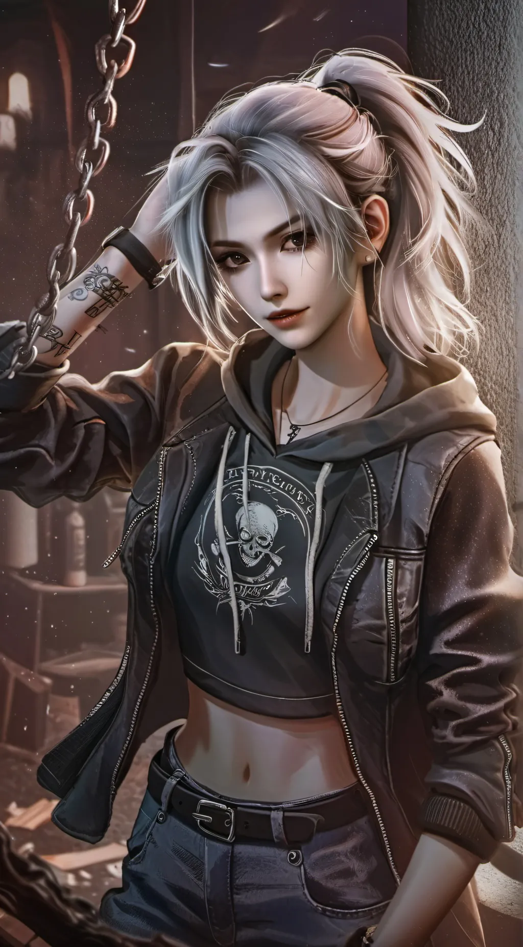 ai character: Nova V. background