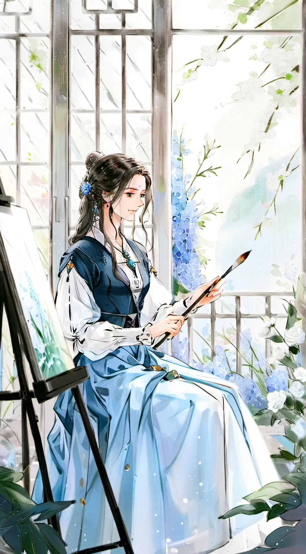 ai character: April background