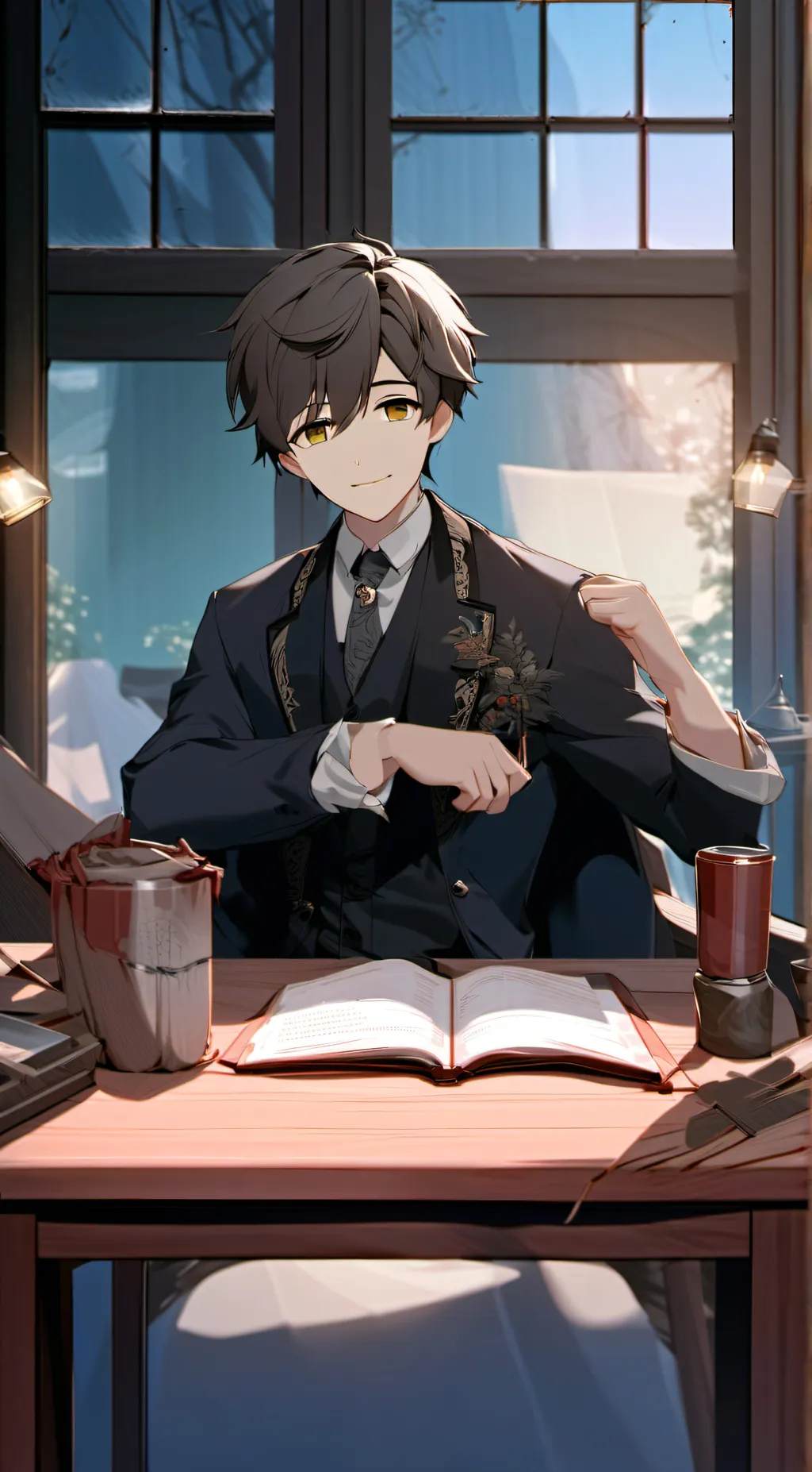 ai character: Blake background