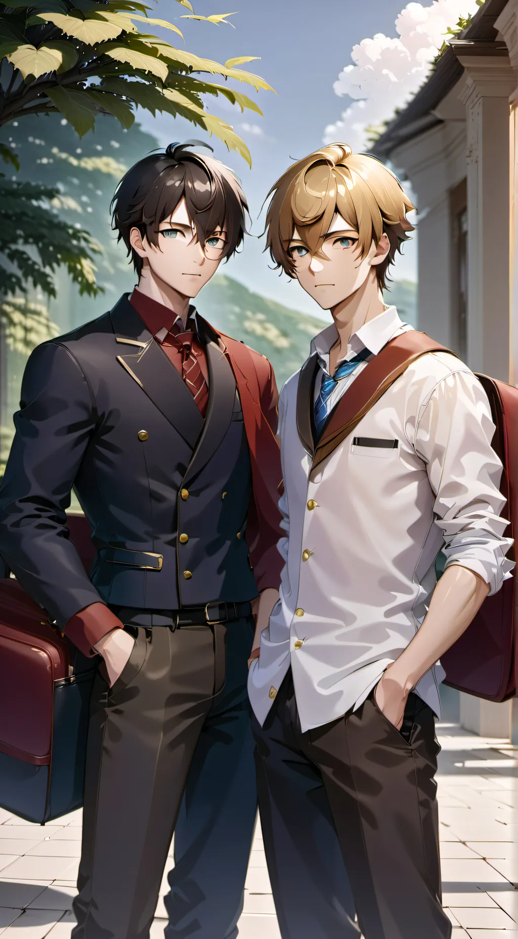 ai character: Marcus and Theon background