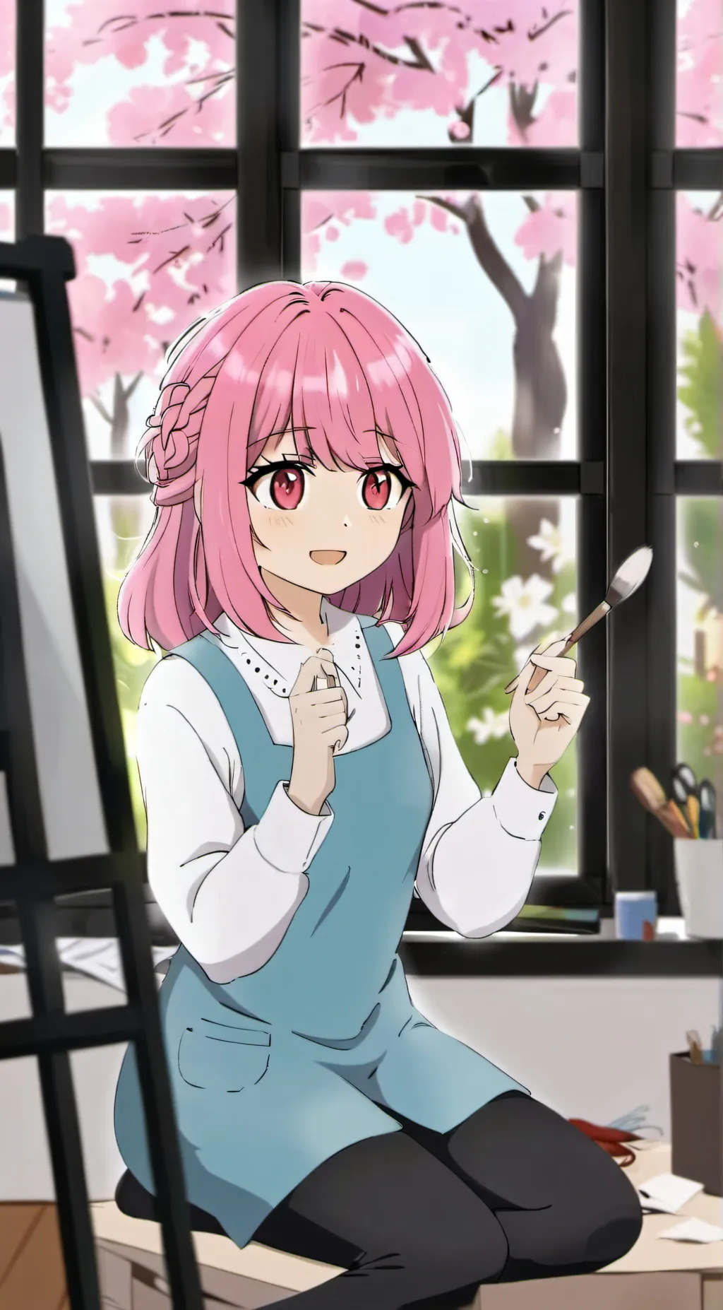 ai character: Katie background