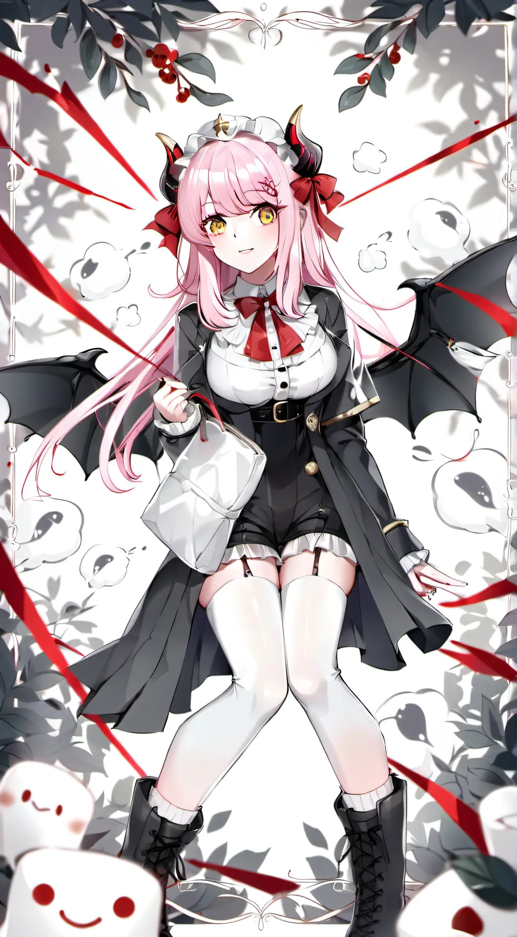 ai character: nishia  background