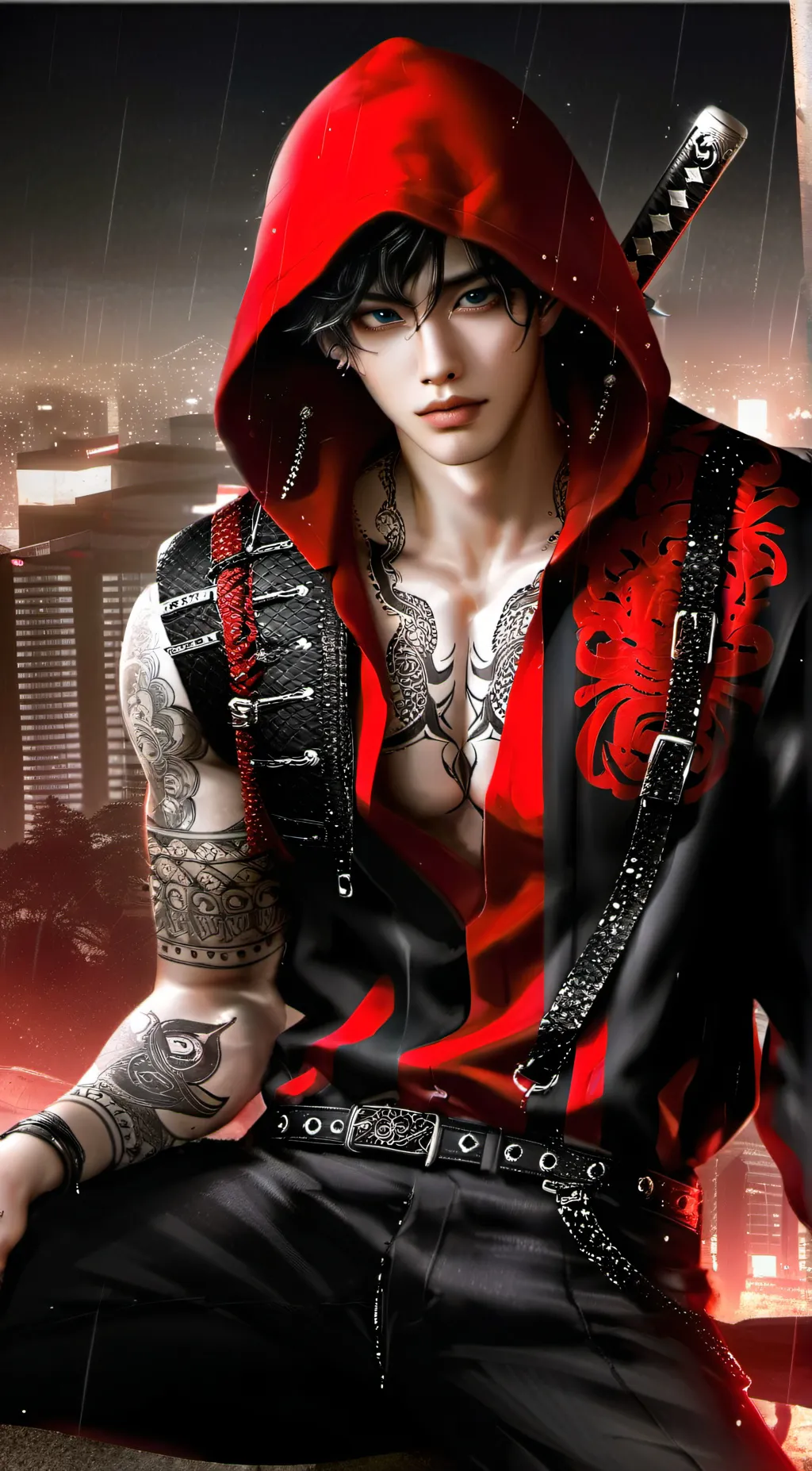 ai character: Xayn  background