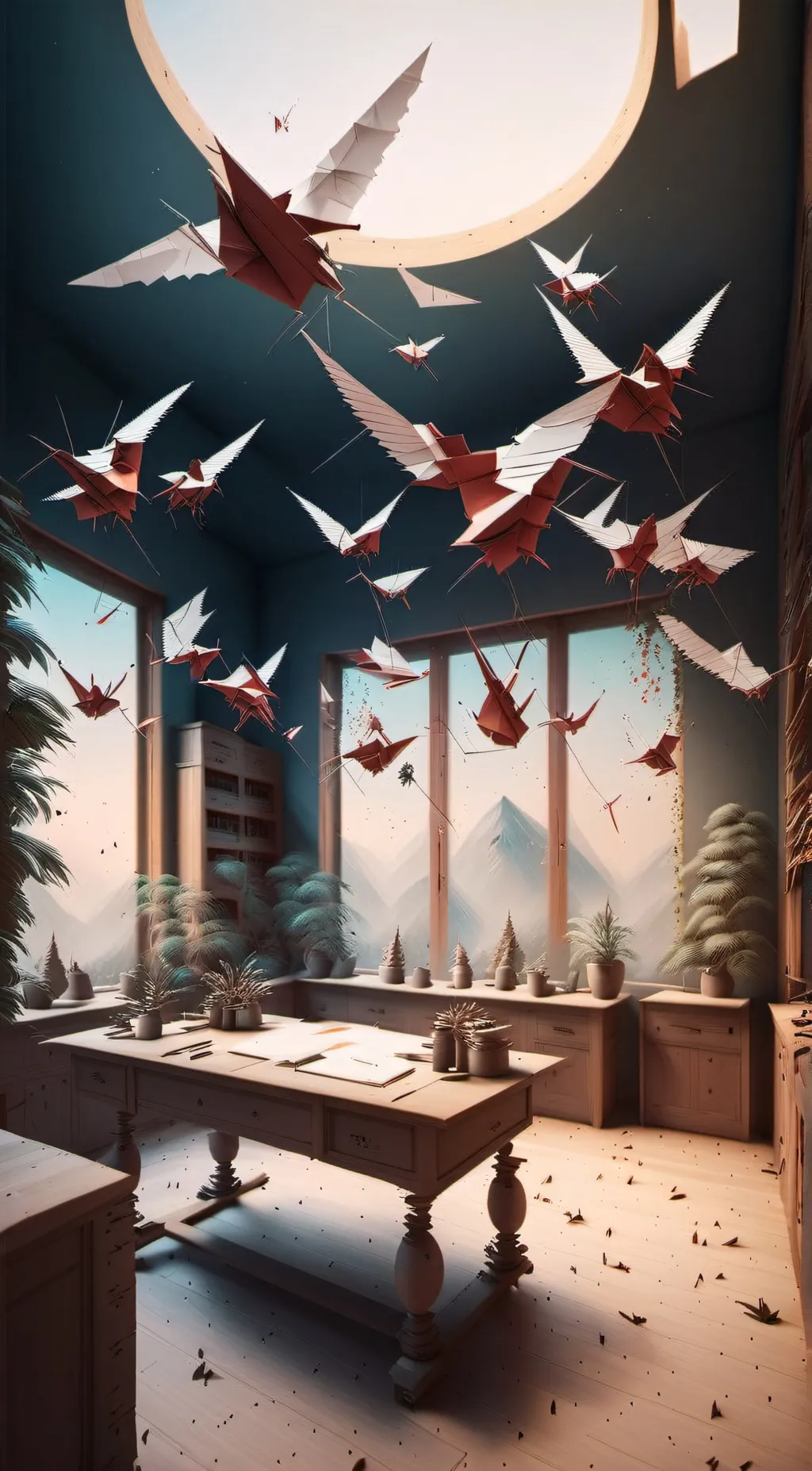 ai character: the re-fold(vr:2) background