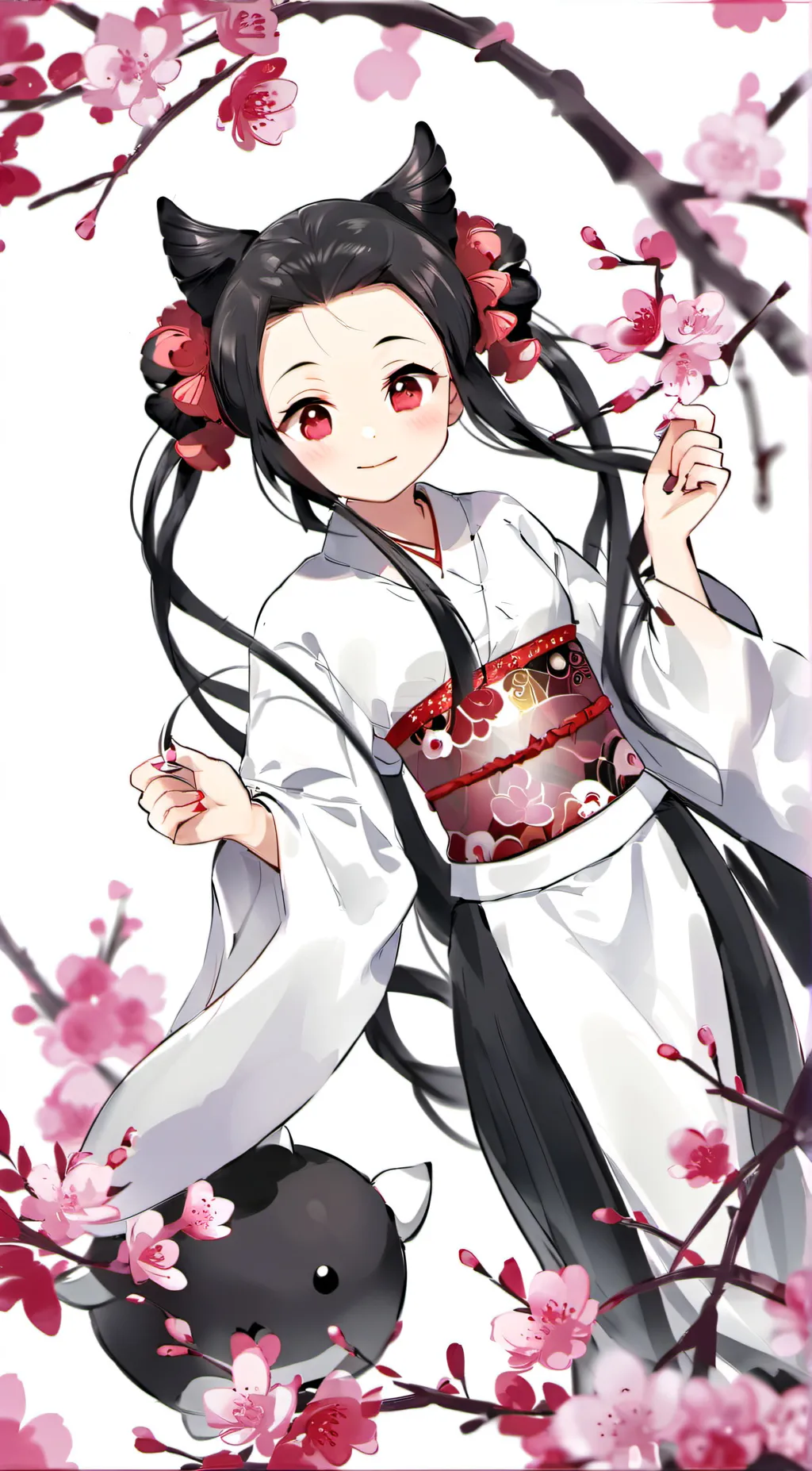 ai character: Nezuko  background