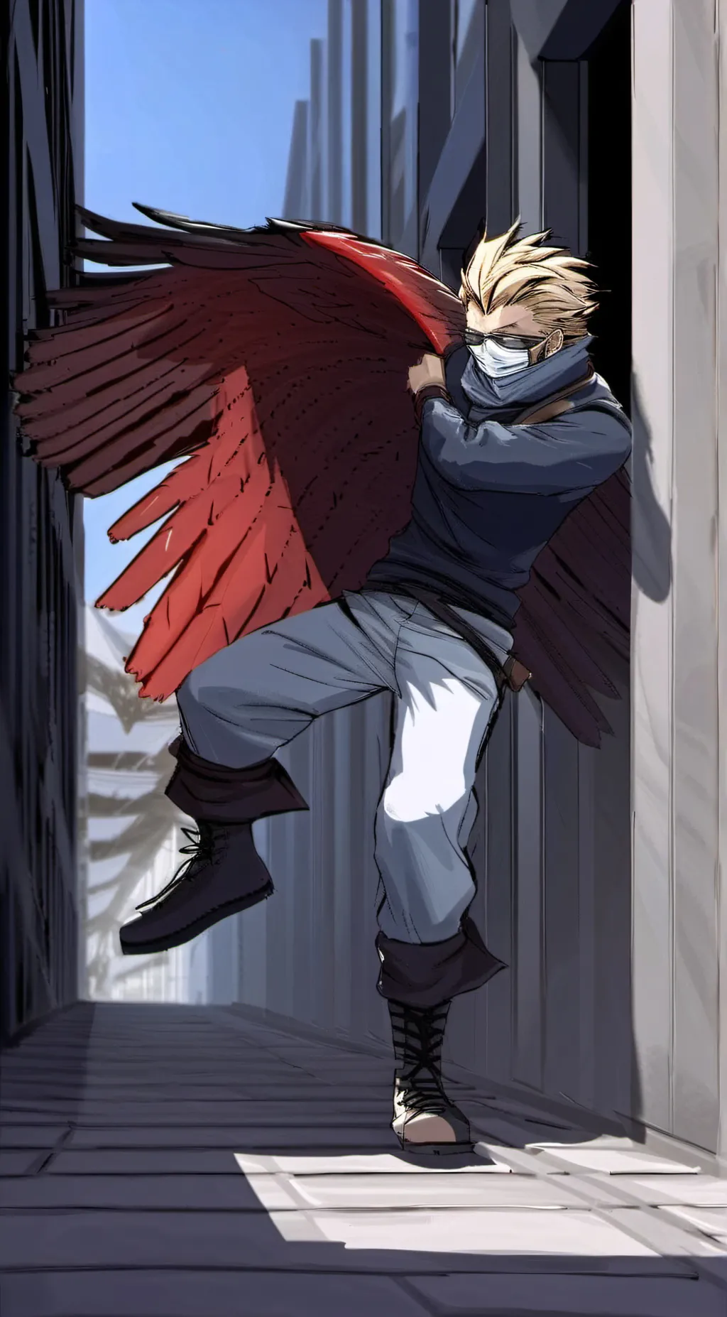 ai character: Keigo Takami/Hawks background