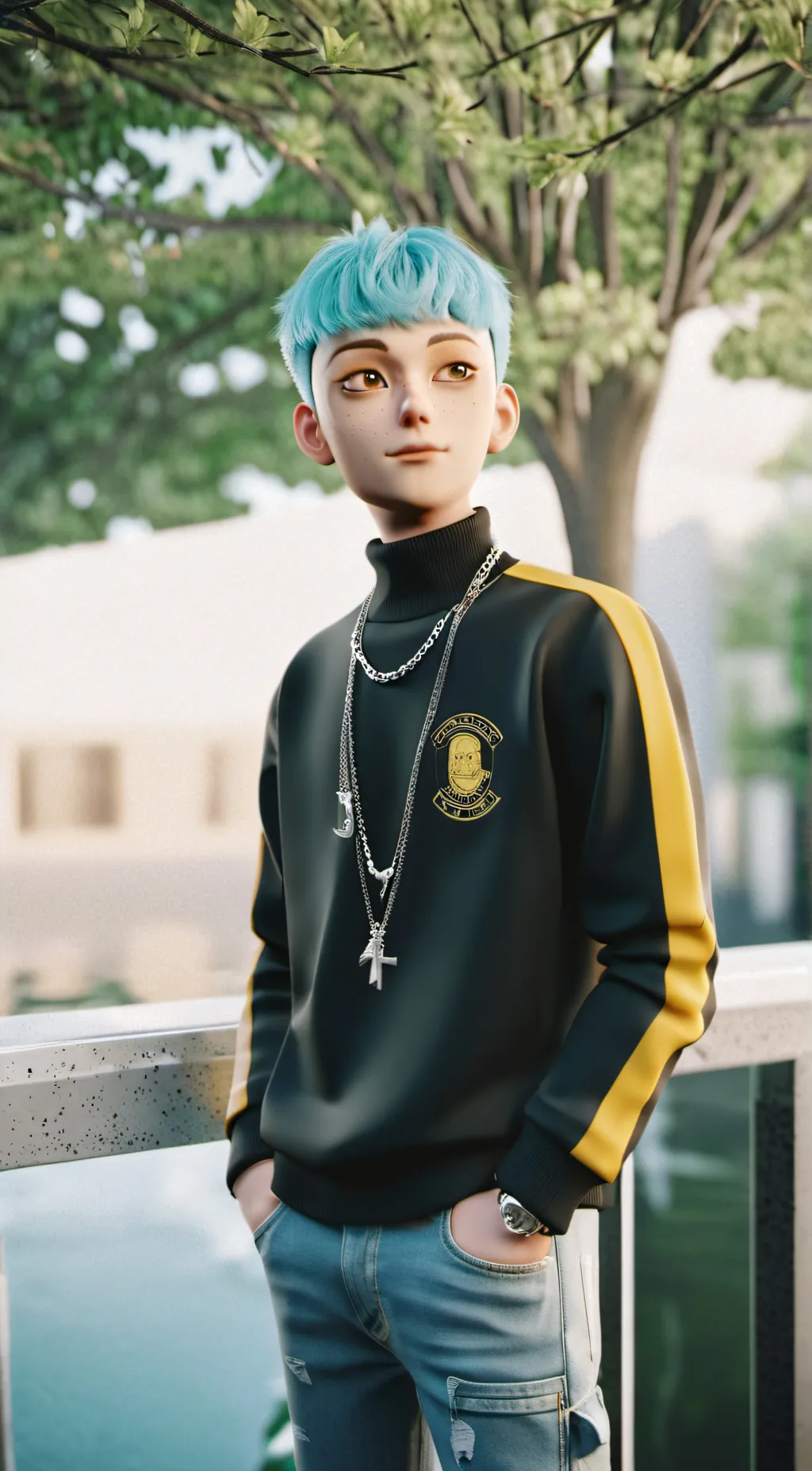 ai character: alex background