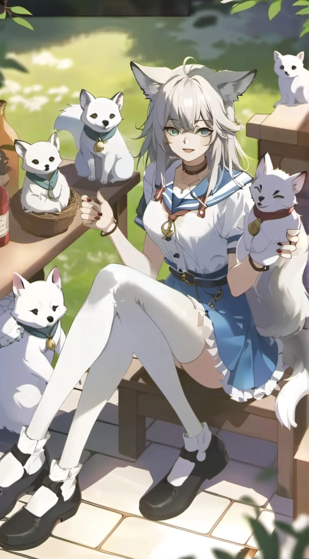 ai character: kitsuna background