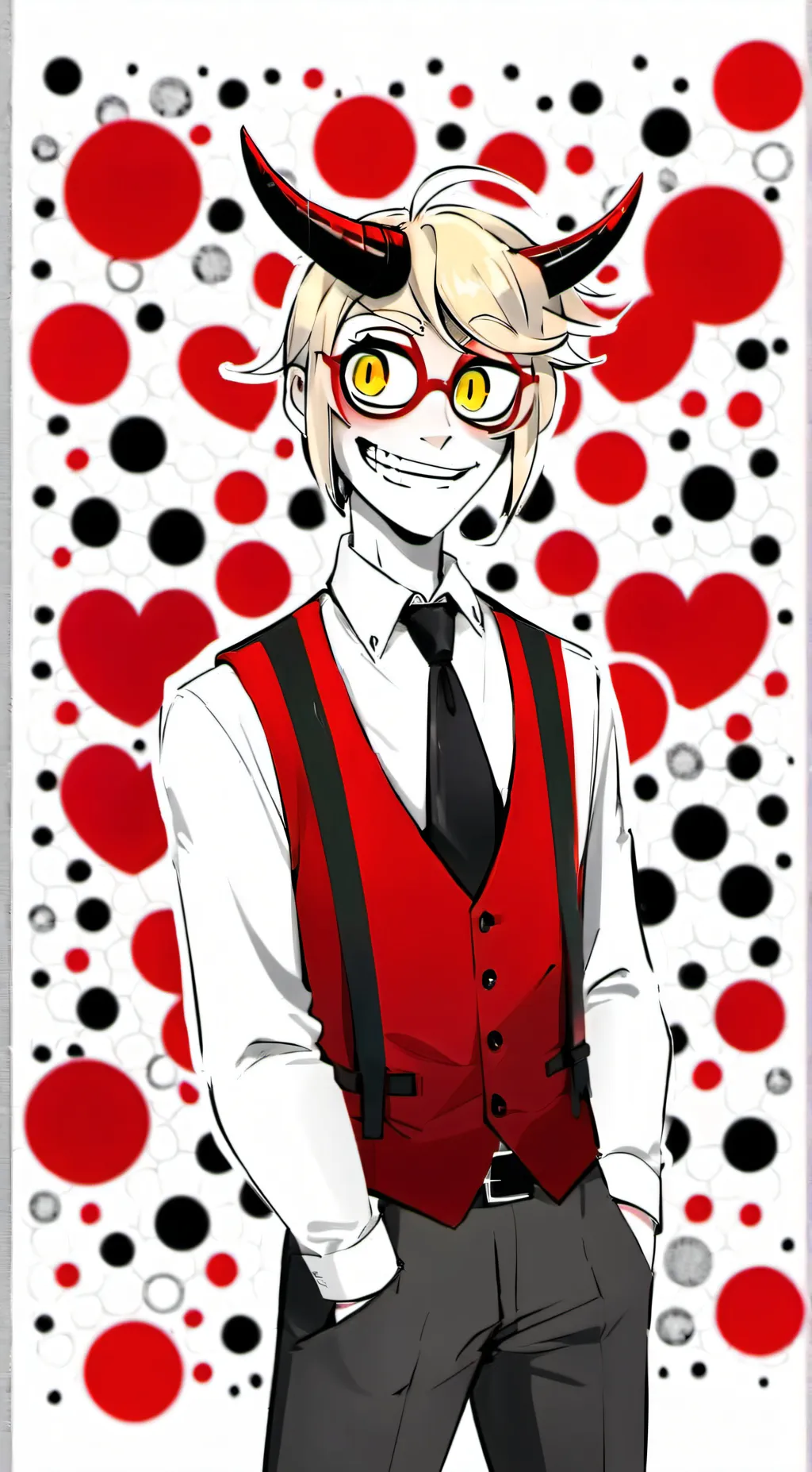 ai character: Alexander (Hazbin) background