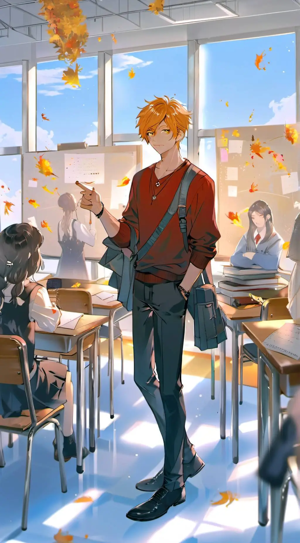 ai character: Private school background