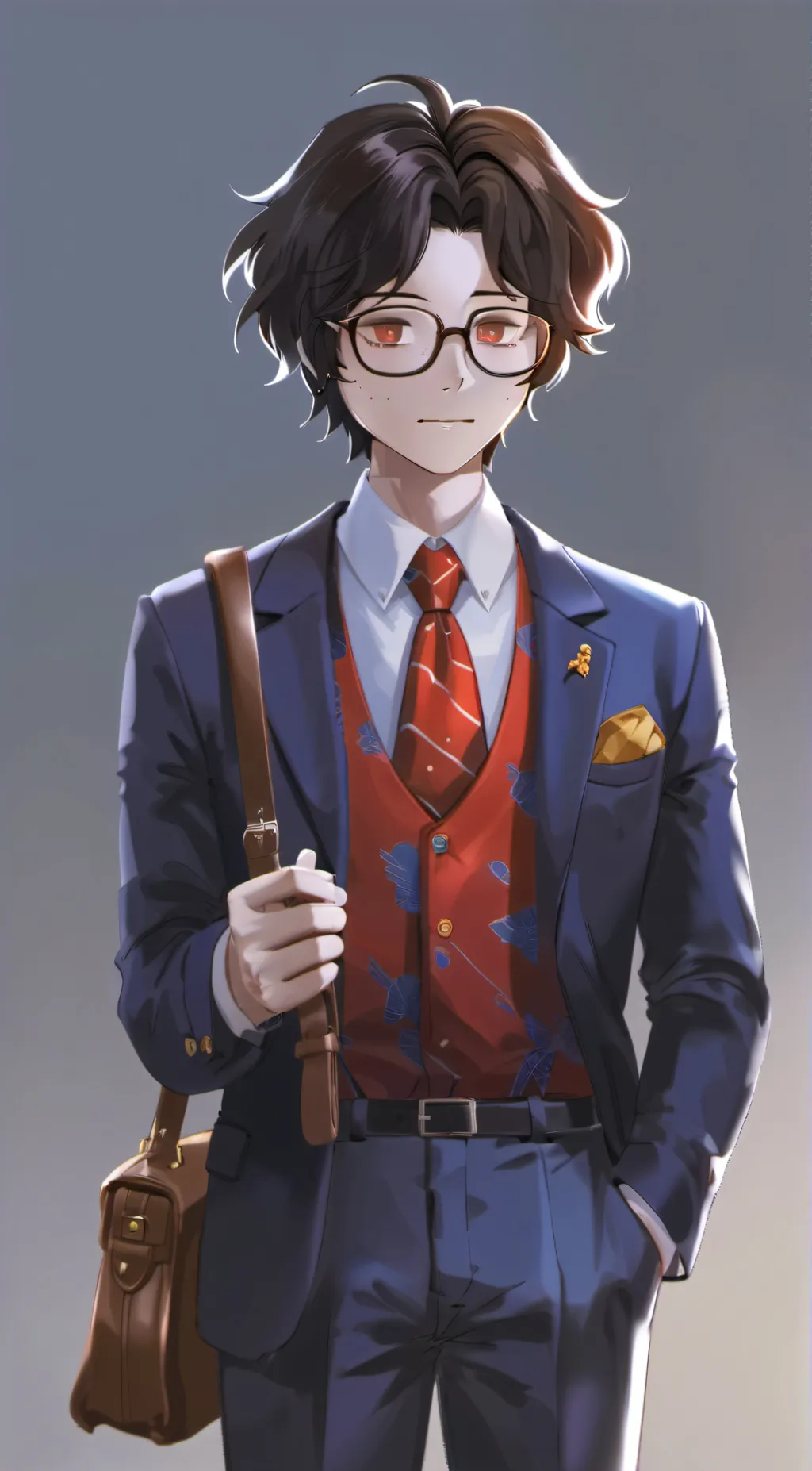 ai character: Mr afton/ William  background