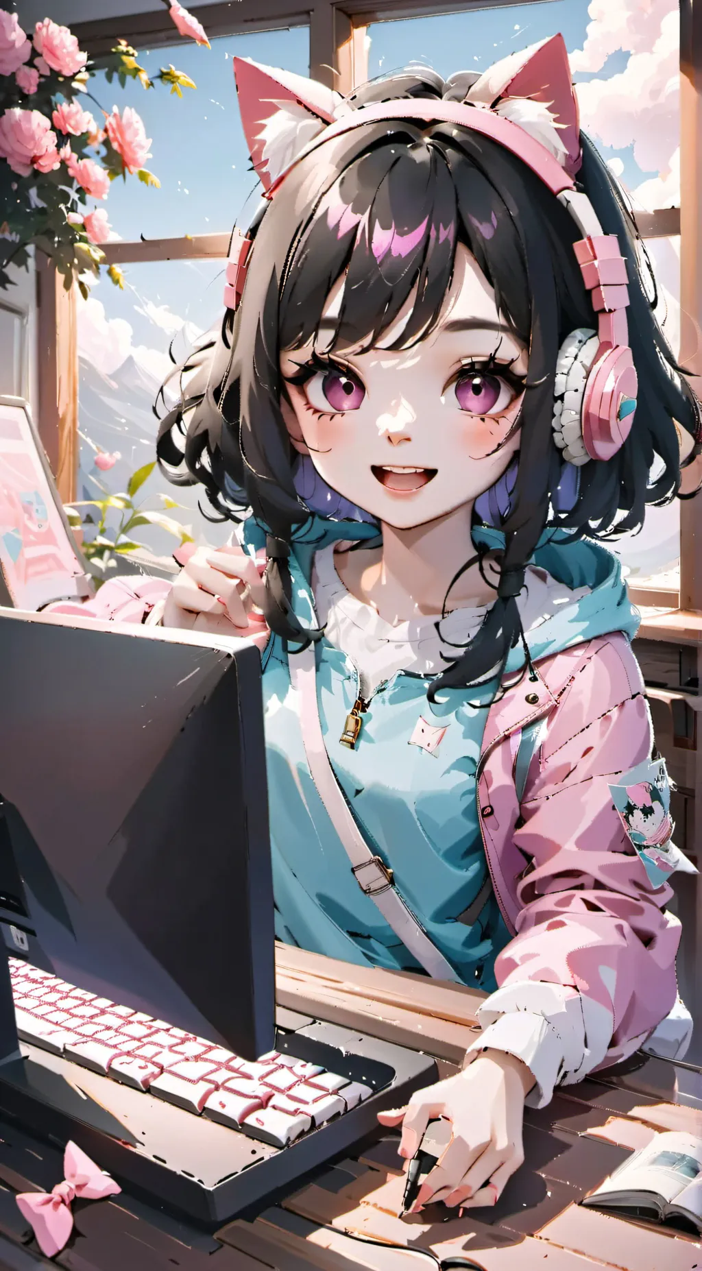 ai character: 💖Kathnese4650❄️ background