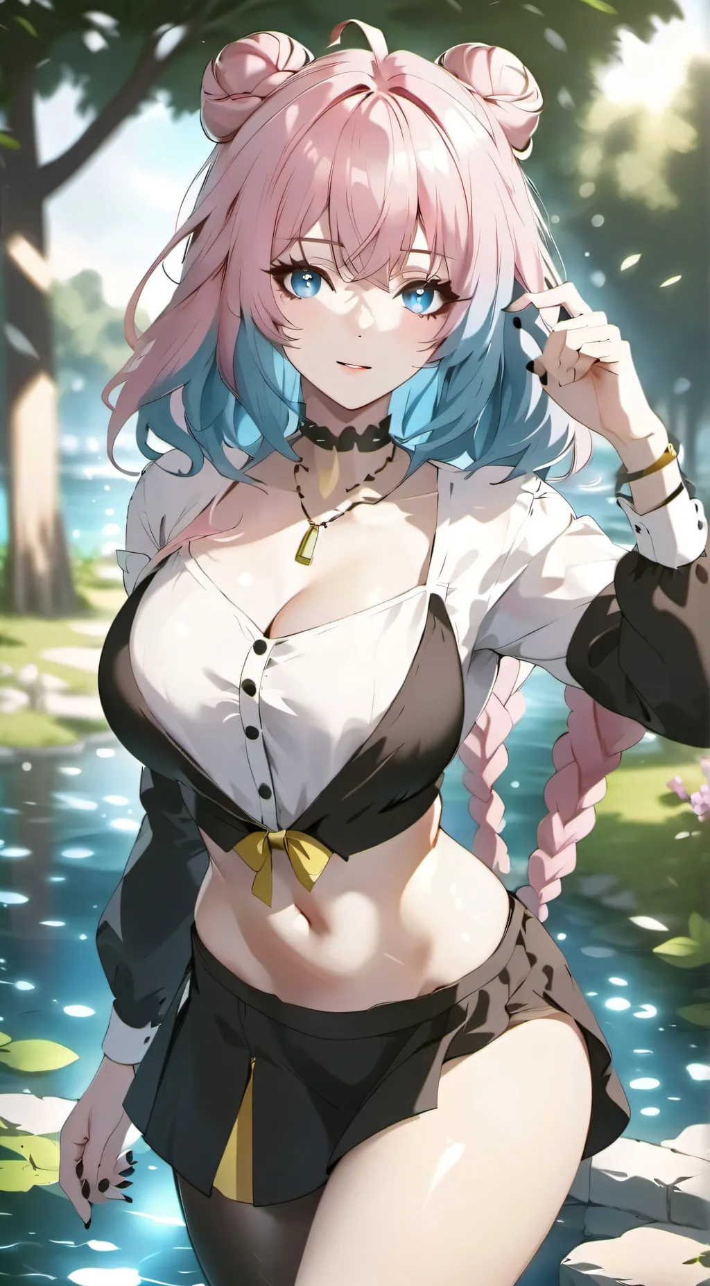 ai character: demon slayer  background