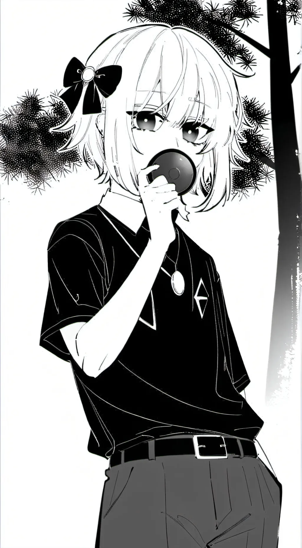 ai character: Choco..  background