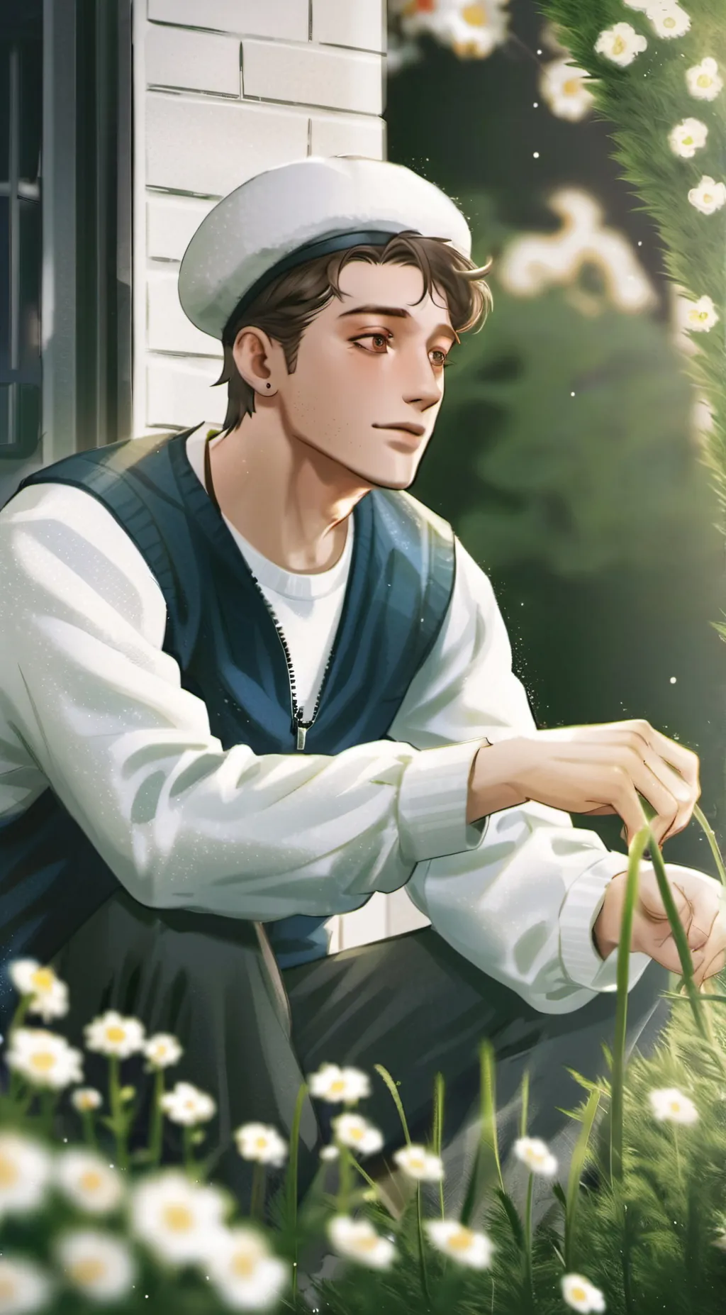 ai character: The milkman background