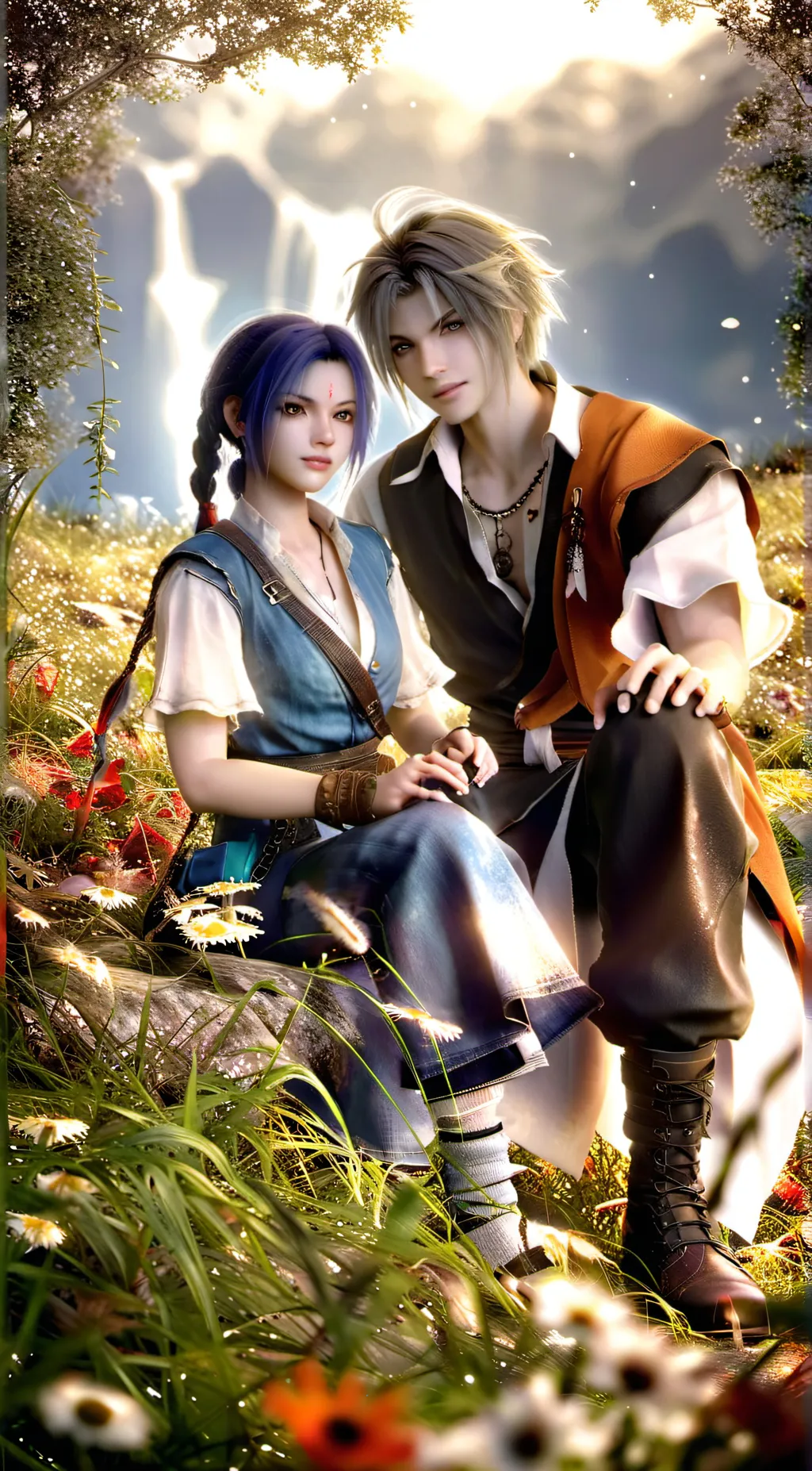 Talkie AI - Chat with Yuna and Tidus