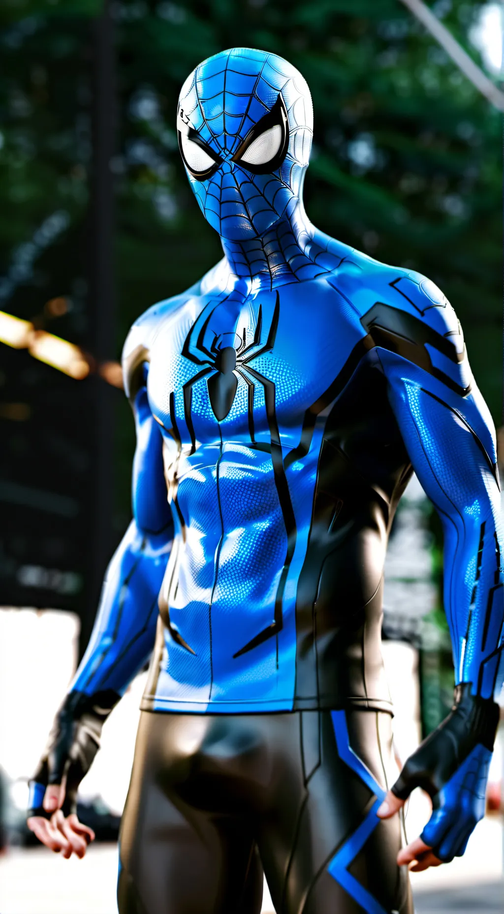 ai character: Boy spider background