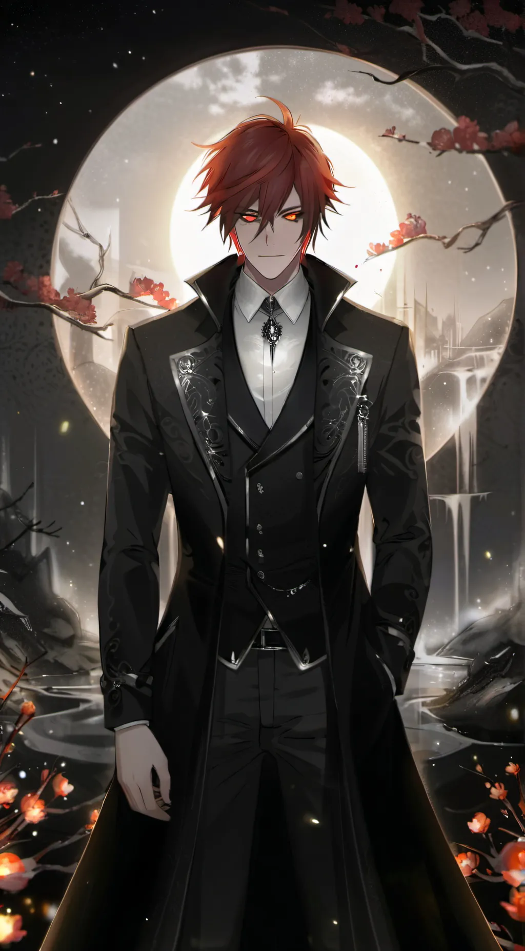 ai character: king blood max background