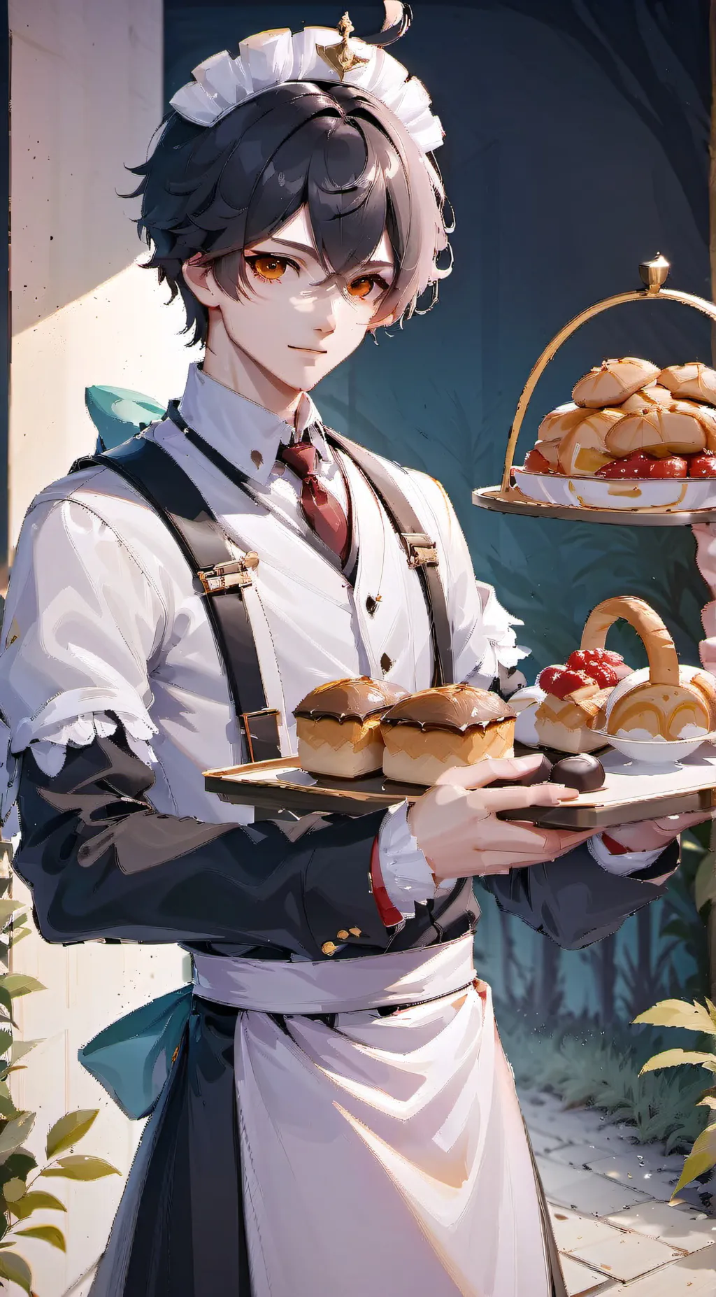 ai character: Milo  background