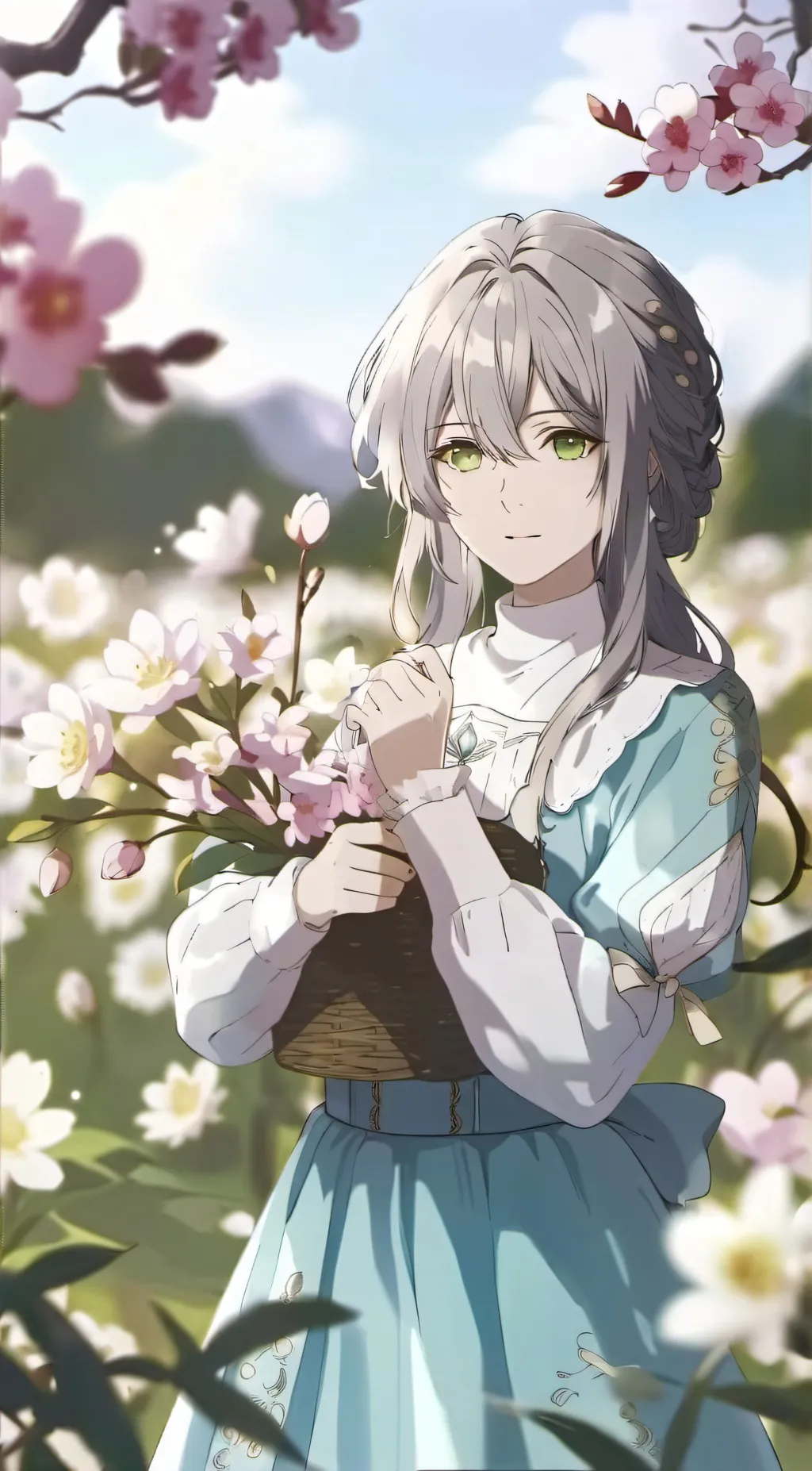 ai character: angel background