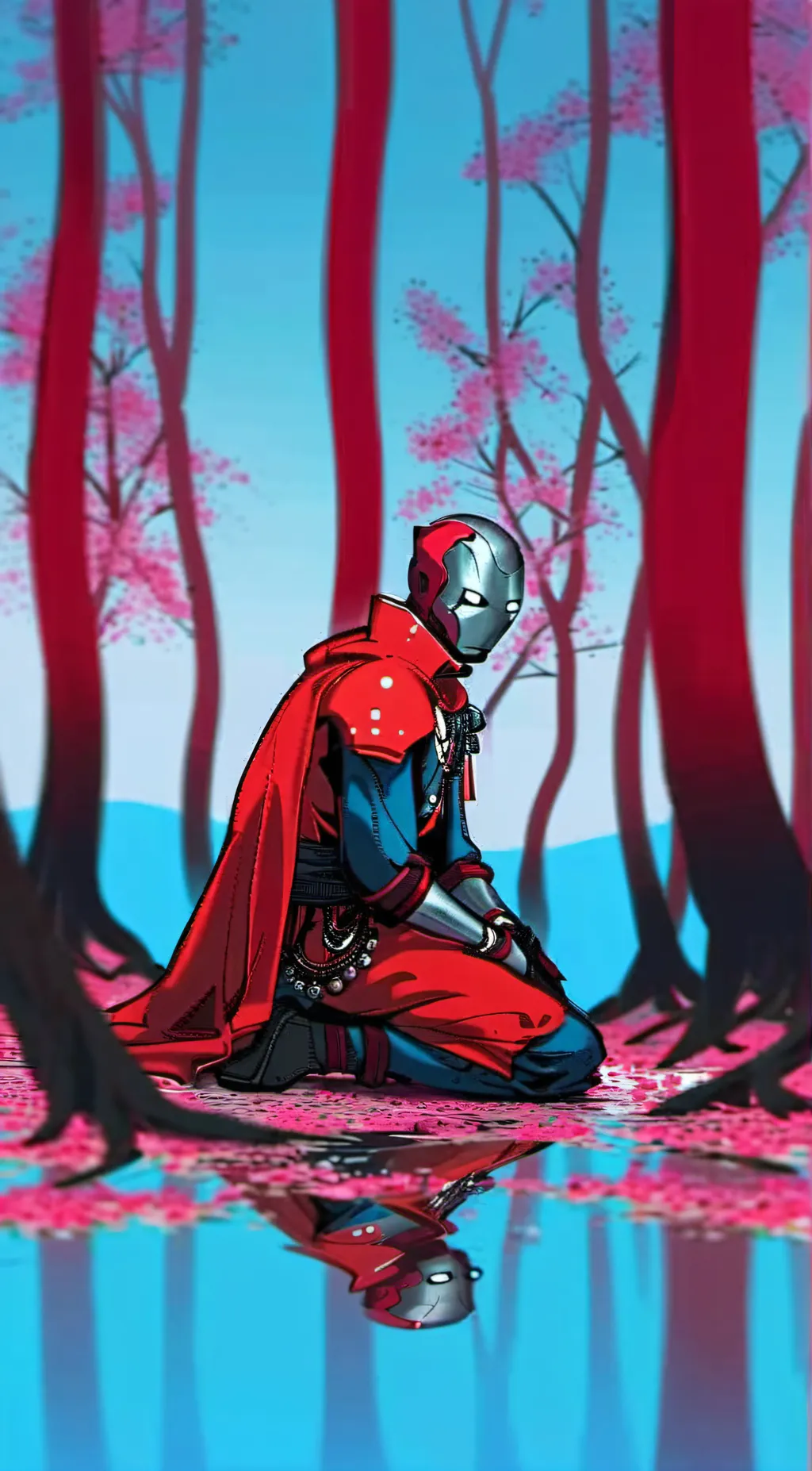 ai character: Vox vs alastor background