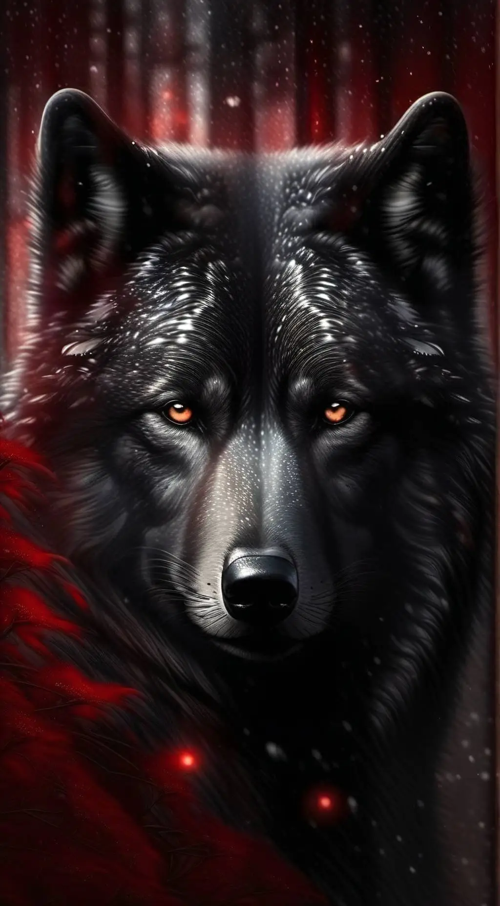 ai character: wolf background