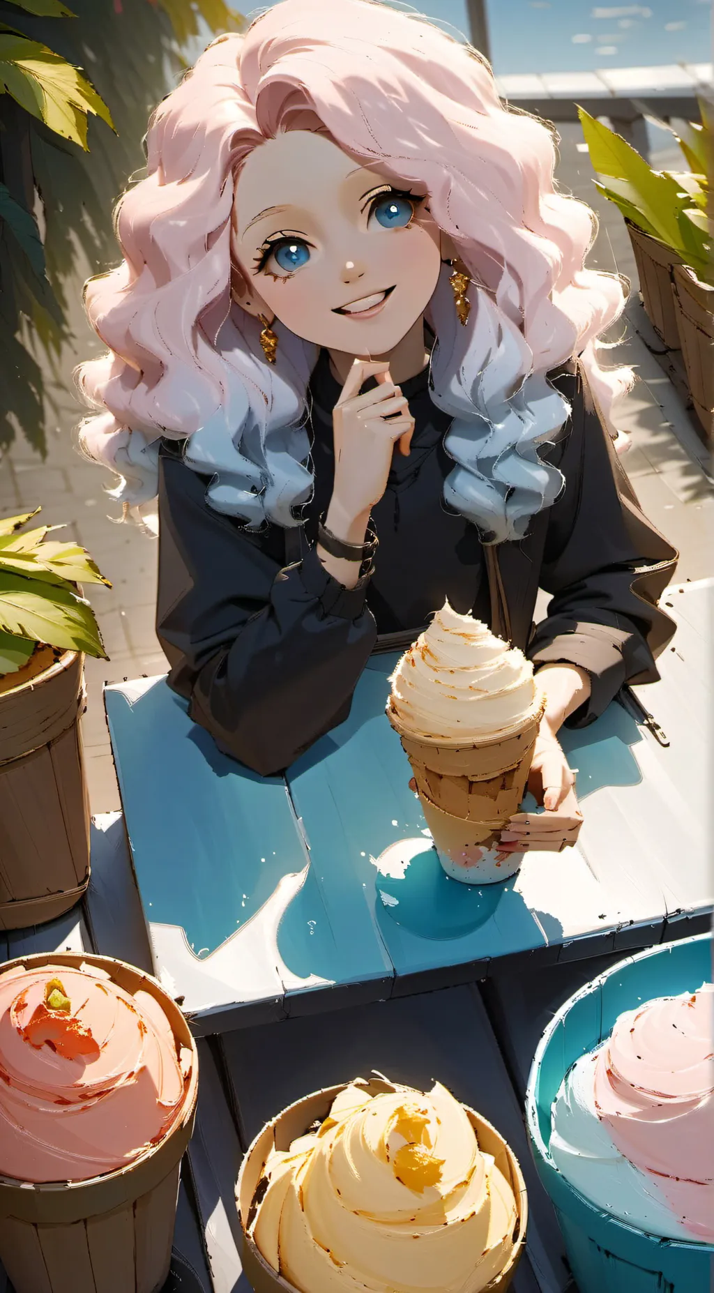 ai character: Lily background