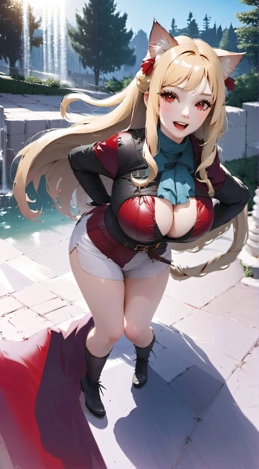 ai character: Crimson background