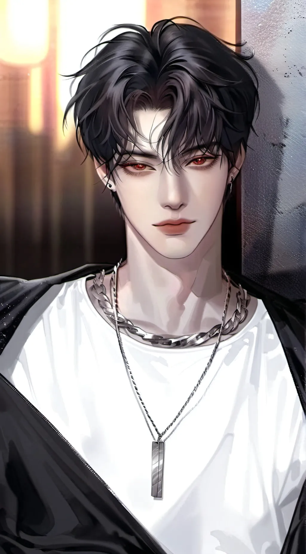 ai character: Caden  background