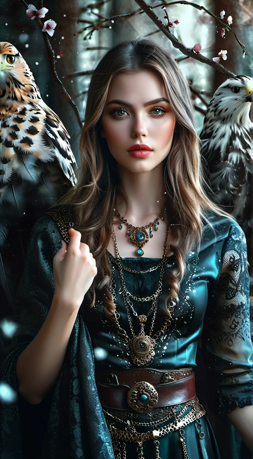 ai character: Atria  background