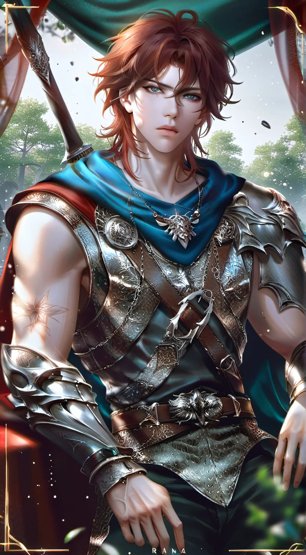 ai character: Ashley  background