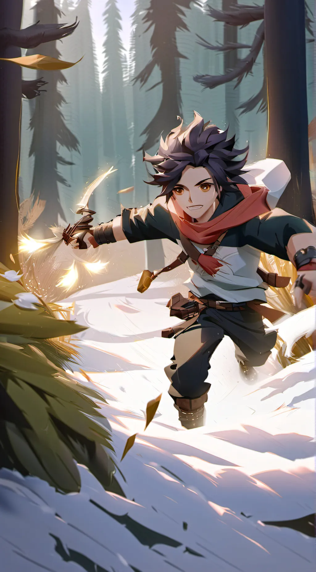 ai character: evan  background